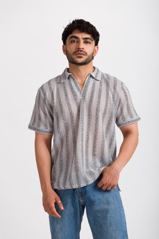 GREY COASTAL KNIT