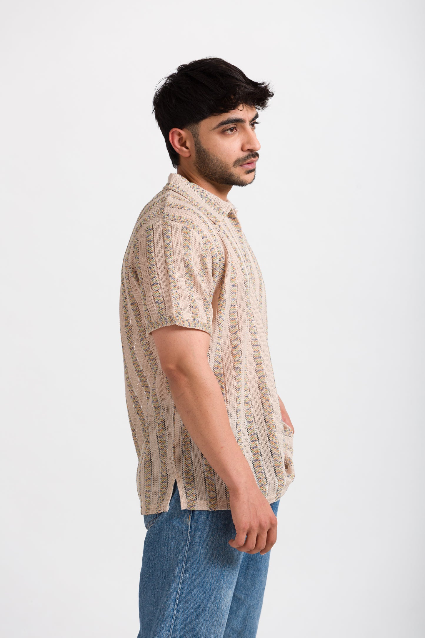 KHAKI COASTAL KNIT