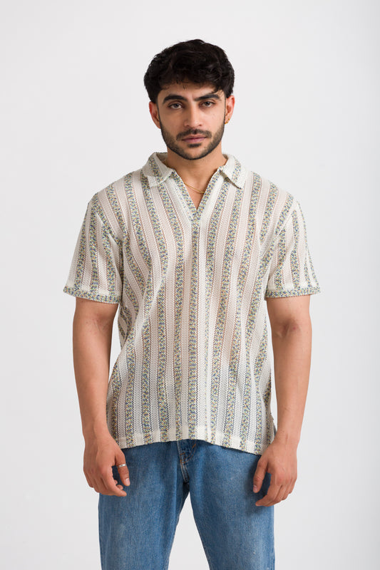 WHITE COASTAL KNIT
