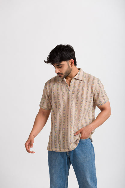 KHAKI COASTAL KNIT